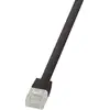 Image de LogiLink CF2113U RJ45 Netwerkkabel, patchkabel CAT 6 U/UTP 20.00 m Zwart Zeer flexibel 1 stuk(s)