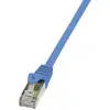 Image de LogiLink CP1056S RJ45 Netwerkkabel, patchkabel CAT 5e F/UTP 2.00 m Blauw Snagless 1 stuk(s)
