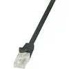 Image de LogiLink CP1073U RJ45 Netwerkkabel, patchkabel CAT 5e U/UTP 5.00 m Zwart Snagless 1 stuk(s)