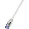 Image de LogiLink CQ4042S RJ45 Netwerkkabel, patchkabel CAT 6A S/FTP 1.50 m Grijs Vergulde steekcontacten, Vlambestendig, Snagless 1 stuk(s)