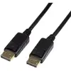 Image de LogiLink CV0074 DisplayPort-kabel DisplayPort Aansluitkabel DisplayPort-stekker, DisplayPort-stekker 5.00 m Zwart