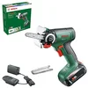 Image de Bosch Scie sans fil à lame NanoBlade UniversalCut 18V-65 (coupe à main levée rapide dans le bois et plastique; profondeur de coupe max. : 65 mm ; Système 18V ; 1x batterie et chargeur 2,5 Ah)