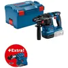 Image de Bosch Professional 18V System perforateur sans-fil GBH 18V-22 (SDS plus, idéal pour percer des trous de 6 à 10 mm, KickBack Control et Vibration Control, GDE 18V-12, L-BOXX)