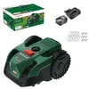 Image de Bosch Tondeuse robot sans-fil VISIMOW18V-100 | pour pelouses jusqu’à 100 m², largeur de coupe: 16 cm, h. de coupe: 20-60 mm, avec lames de rechange, batterie et chargeur