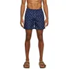 Image de Urban Classics Pattern Swim Shorts, Bleu (Anchor/Navy 01694), M Homme, Bleu (Anchor/Navy 01694), M