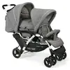 Image de CHIC 4 BABY 274 60 Duo Chariot de voyage en jeans Gris/Blanc Gris
