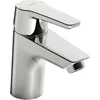 Image de Hansa 51422293 Mitigeur à levier unique, robinet de lavabo, DN15, chaîne rétractable, Système de montage rapide, 6 l/min, Décharge: 103 mm, marquage DVGW