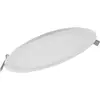 Image de Ledvance Plafonnier LED fin et rond DN210 18 W 1530 lm 120D - 830 blanc chaud - 225 mm - Blanc chaud