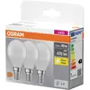 Image de OSRAM HOMELIGHTING 4058075090507 LED-lamp Energielabel F (A - G) E14 Peer 4.9 W = 40 W Warmwit (Ø x l) 45 mm x 82 mm 3 stuk(s)