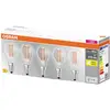 Image de OSRAM HOMELIGHTING 4058075090668 LED-lamp Energielabel E (A - G) E14 Kogel 4 W = 40 W Warmwit (Ø x l) 45 mm x 84 mm Filament / Retro-LED 5 stuk(s)
