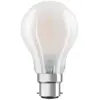 Image de OSRAM Ampoule LED à filament avec culot B22d, blanc chaud (2700K), forme d'ampoule classique, 8W, verre dépoli, remplace une ampoule standard de 75W, 1-pack