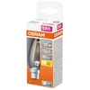 Image de OSRAM LED Star Classic B25 Ampoule LED à filament transparent en forme de bougie, culot B22d, blanc chaud (2700 K), remplace les ampoules classiques de 25 W, lot de 1