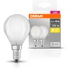 Image de Osram LED BASE CLASSIC P/Lampe LED, de forme sphérique: E14, 4 W, 220 240 V, 40 W remplacement, Warm White, 2700 K, 2pack