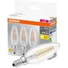 Image de OSRAM Lamps Ampoule LED | Pied de la lampe: E14 | Blanc chaud | 2700 K | 4 W | Lumineux | LED BASE CLASSIC B [Classe d'efficacité énergétique A++]