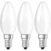 Image de OSRAM HOMELIGHTING 4058075819375 LED-lamp Energielabel E (A - G) E14 Kaars 4.2 W = 40 W Warmwit (Ø x h) 35 mm x 100 mm Filament / Retro-LED 3 stuk(s)