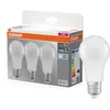 Image de Osram Ampoule LED Base Classic A en forme de piston avec raccord E27 non dimmable, remplace 75 W mat, blanc froid - 4000 K - Lot de 3