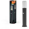 Image de Ledvance Endura Classic FIGO CYL Applique murale d'extérieur Gris foncé 49 cm Acier inoxydable Installation facile et rapide IP44 Détecteur de mouvement Capteur de lumière du jour Utilisation flexible