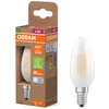 Image de OSRAM de forme Edison classique, avec filament LED décoratif, classe d'efficacité énergétique A, E27, 2,2 W, 470 lm, 4000 K, blanc froid. Sans échauffement, 100% d'éclairage immédiat.