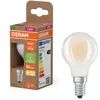 Image de OSRAM en forme de mini bouclassique, avec filament LED décoratif, classe d'efficacité énergétique A, E14, 1,2 W, 255 lm, 2700 K, blanc chaud. Sans échauffement, 100% d'éclairage immédiat.