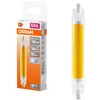 Image de OSRAM Ampoule LED Slim Line multicolore avec culot rétro R7s 8 W/806 lm, claire, lumière blanche froide 4000 K, non dimmable, IP20, verre sans plomb, 16 mm de diamètre.
