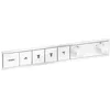 Image de hansgrohe RainSelect Module thermostatique encastré pour 4 systèmes, Blanc mat, 15382700