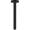 Image de hansgrohe Bras de douche pour plafond S 300 mm, Noir mat, 27389670