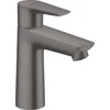 Image de hansgrohe Mitigeur lavabo Talis E, hauteur sous bec 110mm, économie d'énergie (CoolStart), robinet lavabo sans vidage, Noir chromé brossé, 71714340