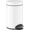 Image de hansgrohe AddStoris - Poubelle de salle de bain avec capacité de 3 l, Poubelle à pédale, Accessoires de salle de bain, Soft Close, Blanc mat, 41775700