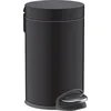 Image de hansgrohe AddStoris - Poubelle de salle de bain avec capacité de 3 l, Poubelle à pédale, Accessoires de salle de bain, Soft Close, Noir mat, 41775670