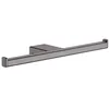 Image de hansgrohe AddStoris - Porte-papier toilette double 300 mm, Porte-papier toilette pour montage mural, Porte-papier toilette métalique, Accessoires de salle de bains, Noir chromé brossé,41748340