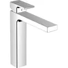 Image de hansgrohe Mitigeur lavabo Vernis Shape, hauteur sous bec 190mm, robinet lavabo avec garniture de vidage en métal, Chromé, 71590000