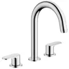 Image de hansgrohe Vernis Blend - Mitigeur de lavabo 3 trous avec tirette et vidage, Robinet de salle de bain avec hauteur sous bec 151 mm, économie d'eau (EcoSmart), Chromé, 71553000