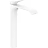 Image de hansgrohe Mitigeur lavabo Vivenis, hauteur sous bec 250mm, robinet lavabo pour vasques sans vidage, Blanc mat, 75042700