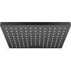 Image de hansgrohe Vernis Shape - Douche de tête économie d'eau 6,5 l/min (EcoSmart), Douche pluie carrée (230x170mm), Pommeau de douche avec 1 type de jet pour montage au mur/plafond, Noir mat, 26283670