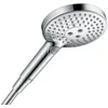 Image de hansgrohe Raindance Select S 120 26014140 Pommeau de douche 3 jets Bronze brossé