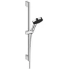 Image de hansgrohe Set de douche Pulsify Select S, ensemble de douche, pommeau de douche avec 3 types de jet (Relaxation), barre de douche 65cm, flexible de douche 1,60m, chromé, 24160000