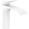 Image de hansgrohe Vivenis - Mitigeur de lavabo sans tirette ni vidage, économie d'énergie (CoolStart), Robinet de salle de bain avec hauteur sous bec 110 mm, économie d'eau (EcoSmart), Blanc mat, 75024700