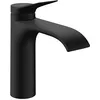 Image de hansgrohe Vivenis - Mitigeur de lavabo avec tirette et vidage, économie d'énergie (CoolStart), Robinet de salle de bain avec hauteur sous bec 110 mm, économie d'eau (EcoSmart), Noir mat, 75023670