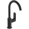 Image de hansgrohe Mitigeur Rebris S, hauteur sous bec 210mm, bec orientable, robinet lavabo avec vidage, Noir mat, 72536670