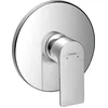 Image de hansgrohe Set de finition pour mitigeur douche encastré Rebris E, robinet douche, mitigeur monocommande douche, pour montage encastré, chromé, 72668000