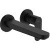 Image de hansgrohe Rebris S Mitigeur lavabo mural encastré avec bec 20 cm, Noir mat, 72528670