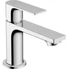 Image de hansgrohe Rebris E - Mitigeur de lavabo avec tirette et vidage métallique, économie d'énergie (CoolStart), Robinet de salle de bain, hauteur sous bec 84mm, économie d'eau (EcoSmart), Chromé, 72585000