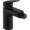 Image de hansgrohe Logis - Mitigeur bidet avec tirette et vidage, Robinet bidet, Robinet de salle de bain avec hauteur sous bec 100 mm, Noir mat, 71200670