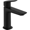 Image de hansgrohe Logis Fine - Mitigeur de lavabo sans tirette ni vidage, économie d'énergie (CoolStart), Robinet de salle de bain avec hauteur sous bec 110 mm, économie d'eau (EcoSmart), Noir mat, 71255670