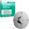 Image de hansgrohe ShowerSelect Comfort S - Mitigeur thermostatique, Robinet encastré avec arrêt de sécurité (SafetyStop) à 40°C, Thermostat rond 2 sorties, Chromé, 15554000