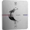Image de hansgrohe ShowerSelect Comfort Q - Mitigeur thermostatique, Robinet encastré avec arrêt de sécurité (SafetyStop) à 40°C, Thermostat 2 sorties, Chromé, 15583000