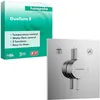 Image de hansgrohe DuoTurn E - Mitigeur de douche encastré, Robinet douche carré 2 sorties, Mitigeur monocommande pour iBox universal 2, Chromé, 75417000