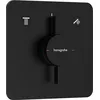 Image de hansgrohe DuoTurn Q - Mitigeur de douche encastré, Robinet douche 2 sorties, Mitigeur monocommande pour iBox universal 2, Noir mat, 75414670