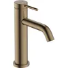 Image de hansgrohe Tecturis S - Mitigeur de lavabo sans tirette ni vidage, économie d'énergie (CoolStart), Robinet de salle de bain, hauteur sous bec 105 mm, économie d'eau (EcoSmart+), Bronze brossé, 73312140