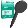 Image de hansgrohe Raindance Alive Select S - Pommeau de douche 3 types de jet, Douchette à main ronde (125 mm), Noir mat, 24500670